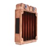 Water Cooling Radiator Red Copper 7mm Round Pipe G1/4 Thread