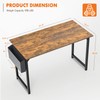 Sweetcrispy Computer 31 Inch Writing Office Small Space Desk Study