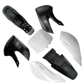 Unbranded BLACK Plastic Fender + Seat For KAWASAKI KLX110 KX65 DRZ 110 Atomik Thumpstar
