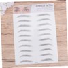 Ipetboom Artificial Eyebrow 2pcs 3d Eyebrow Stickers Template Make up