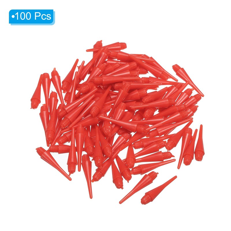 PATIKIL Plastic Dart Tips, 100 Pack 2BA Thread Soft Dart