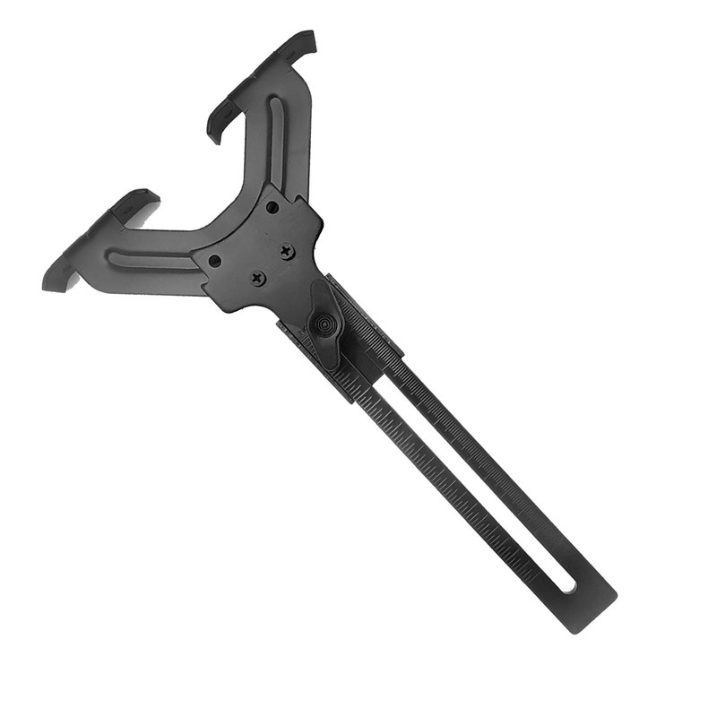 Compact Router Edge Guide for Fixed Base Full Metal Structure