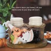 Cute Chef Statue Salt & Pepper Bottle Holder Ornaments Home