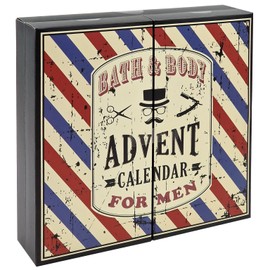 Men Book Body Care Advent Calendar for Men 2024 - Body Care Christmas Calendar to Open