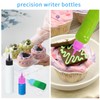 DODHEG 6 Pcs Writer Bottles, Small Squeeze Bottle, Condiment Squeeze