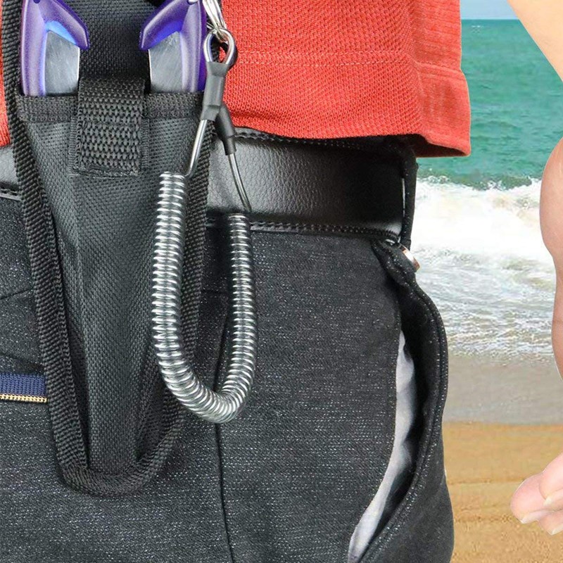 BB Hapeayou Fishing Lanyard (7Pcs) Safety Retractable Coiled Tether with