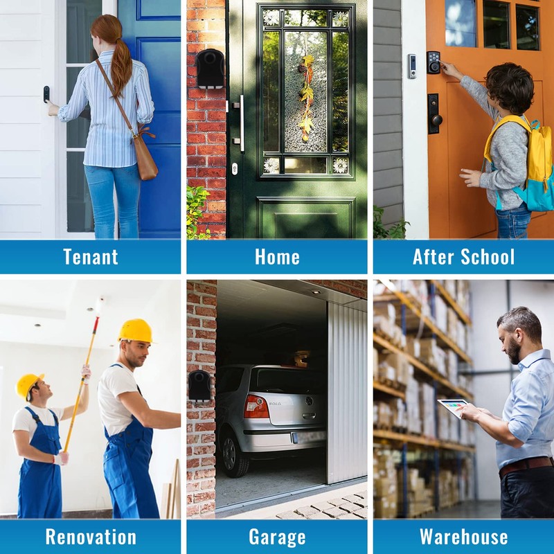ENONEO Key Safe Key Safe with 4-Digit Combination Code with