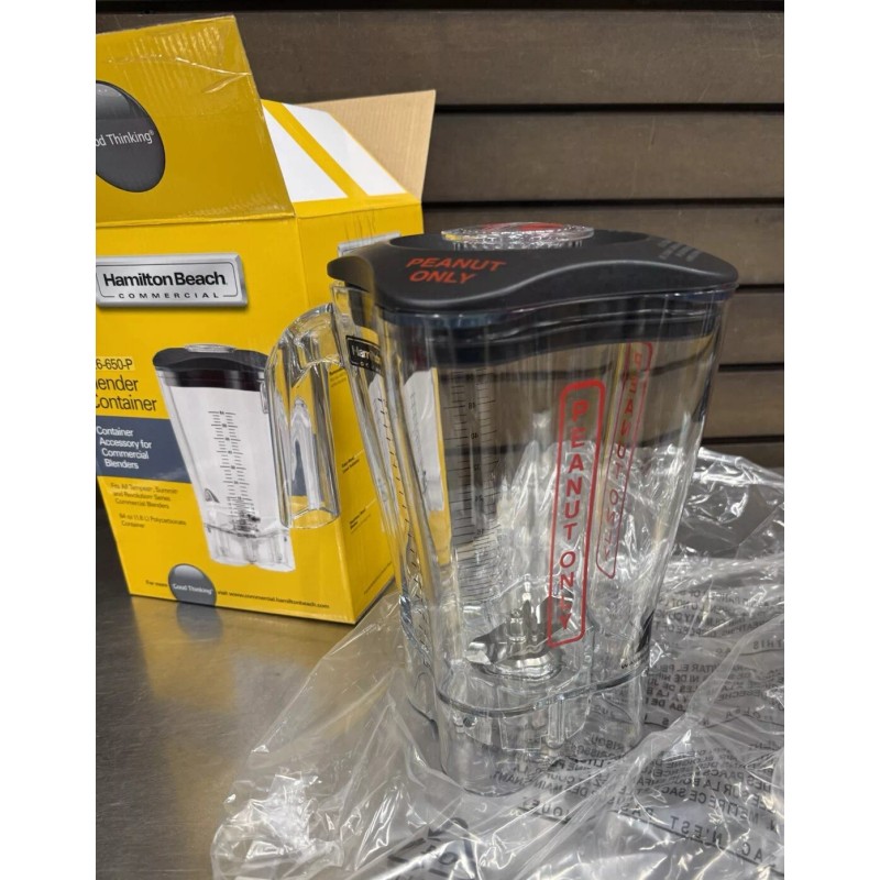 Hamilton Beach 6126-650-P PEANUTS ONLY Blender Container Assembly 64oz NEW