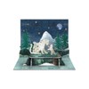 Roger la Borde Snow Leopards Christmas Scene Pop and Slot