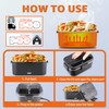 Nifogo Electric Lunch Box for Adults 100W with 2 Stainless