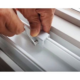 Window Sash Lock & Door Security Device 2-Hole Type (Main Unit Only) 10ea