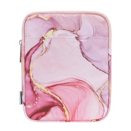 Dadanism 6-7 Inch Padded Sleeve for 7" Kindle Colorsoft Signature Edition and All-New Kindle Paperwhite, Protective Pouch Bag Carrying Case for 6" K-indle/K-indle Oasis/Kobo E-Reader, Cloudy Pink