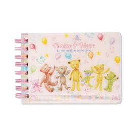 Frontia A7 Pocket Spiral Notebook, Bear, Pocket Notepad Small Notebook, Blank Paper (3 Packs, Bulk Pack)