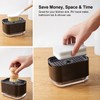 Obsoorth 10oz Dish Soap Dispenser for Kitchen Sink with Sponge
