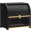 HOOBRO Bread Box, Bamboo Bread Box for Kitchen Countertop, 2