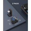 MoKo 180° Angle USB-C to USB Adapter Pack of 2,