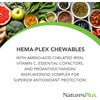 NaturesPlus Hema-Plex Iron - 60 Mixed Berry Chewables - 85
