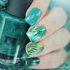 Whats Up Nails Palm Leaf Stencils for Nails, Nail Stickers,