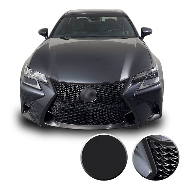 Front Grille Chrome Delete Blackout Precut Vinyl Wrap Overlay Kit