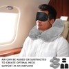 Sintuff 2 Pack Inflatable Travel Pillow for Airplanes Inflatable Neck