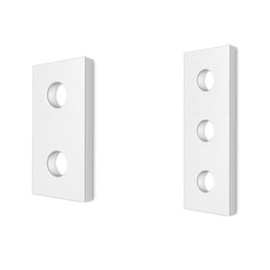 OG Secure | 2 & 3 Hole End Plate - Joining Brackets Aluminium Extrusion Profile | End Plate **Pack of 3** (3 Hole *Pack of 3*)