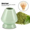 TOPINCN Matcha Tea Whisk Holder Ceramic Matcha Whisk Stand Japanese