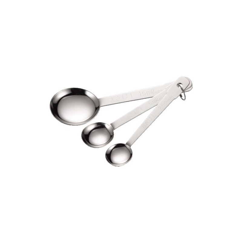 PEARL METAL ENJOY KITCHEN Measuring Spoons, Set of 3 C-4734