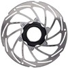XLC Unisex - Adult Brake Disc BR-X86 Silver Black 160mm