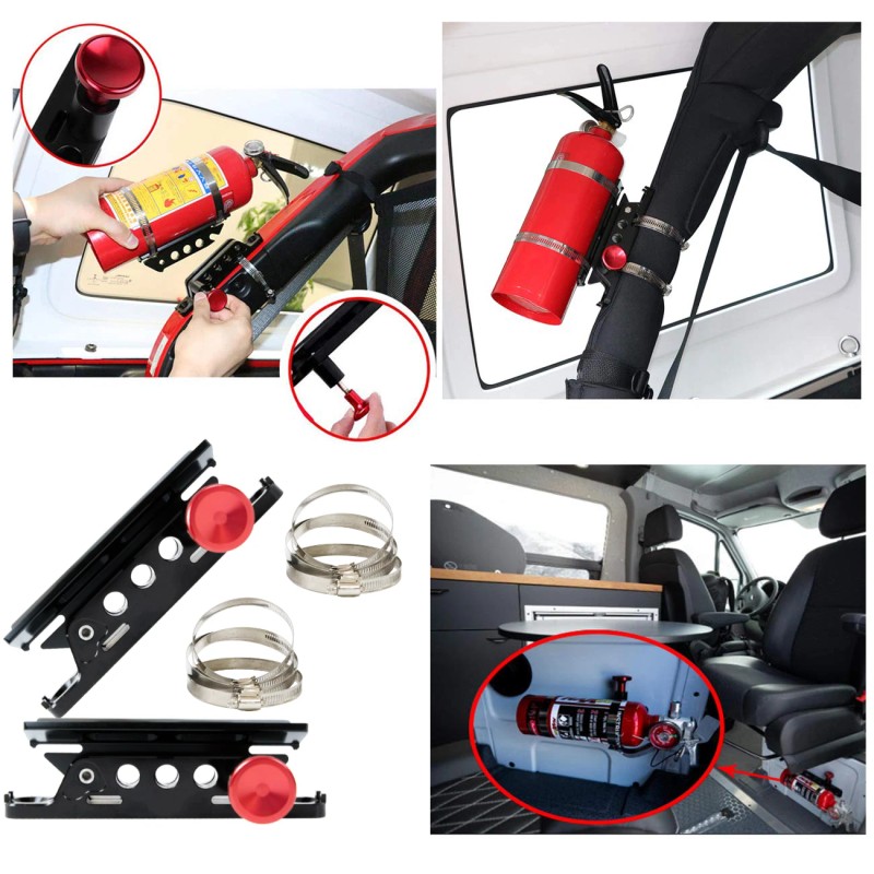 mfc Fits For Jeep JKU Car Roll Bar Fire Extinguisher