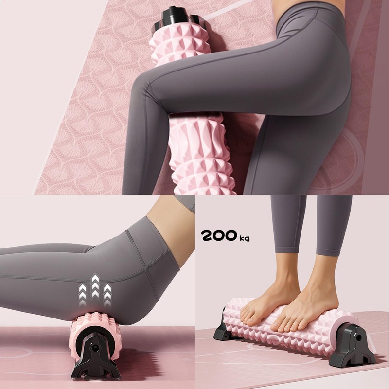 Portable Foam Roller with Suction Cup for Muscle Massage &