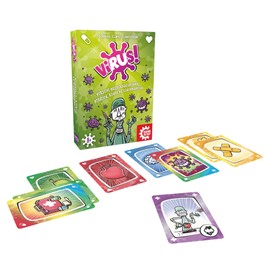 Game Factory Virus! Card Game for 2 to 6 Players, Ages 8 and Up