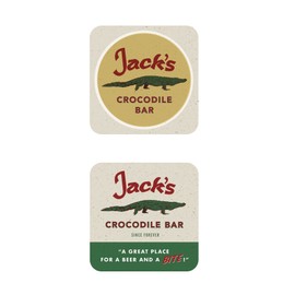 Dark Horse Deluxe American Gods: Jack's Crocodile Bar Coaster Set