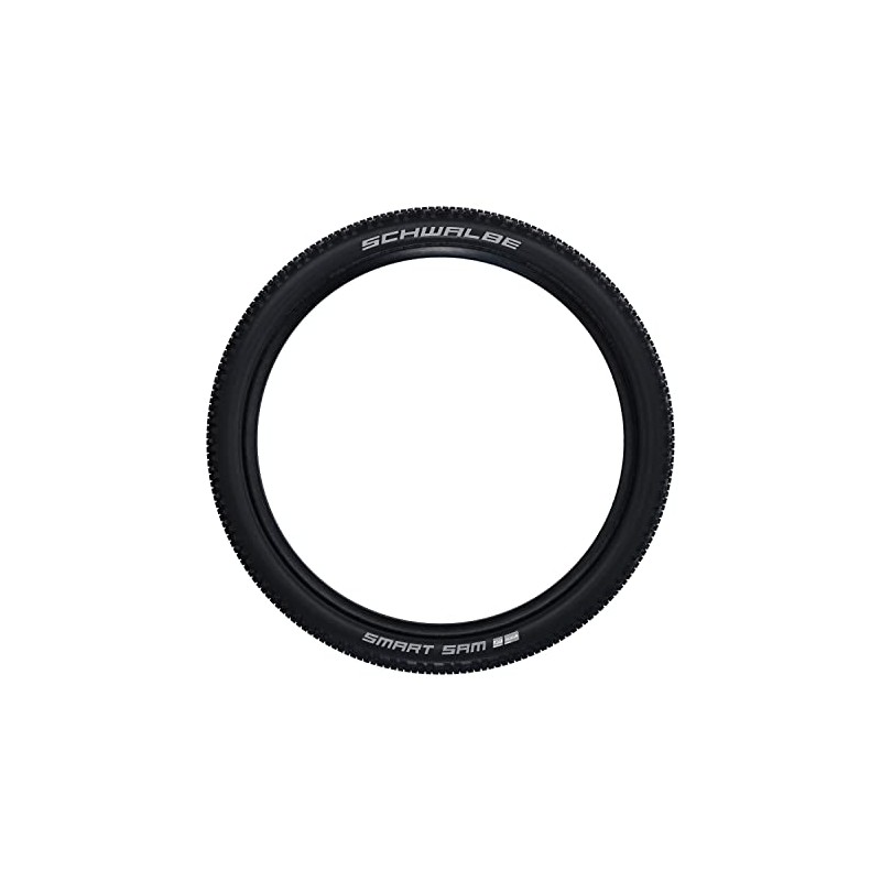 Schwalbe Unisex's Smart Sam Performance Folding Double Defence Tyre, Black,