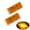 WELNENT E-Mark DOT 4A CCC 2pcs Rectangle Reflector Self Adhesive