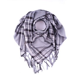 Trendfinding Palestinian Scarf Palestinian Scarf Palestinian Paliah Scarf Scarf Scarf Chequered with Silver Threads