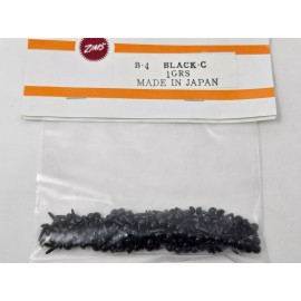 Zim's 144 VTG Zims 4mm Black Half Round Plastic Safety Eyes Noses Amigurumi Craft Doll