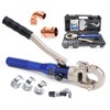 BANCHEE Hydraulic Copper Tube Fittings Crimping Tool with 1/2,3/4 and