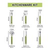 6 Pcs Kitchen Tool Set - Stainless Steel Kitchen Handle