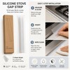 Silicone Stove Gap Cover for Kitchen – T-Shaped Anti-Crumb Seal