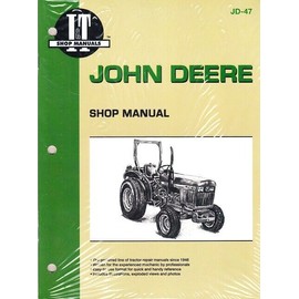 John Deere 850 950 1050 Diesel Models I&T Tractor Shop Repair Manual Book JD47