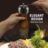 VEIZIBEE Pepper Mills, Classical Roast Black Manual Pepper Grinder Set，Hand