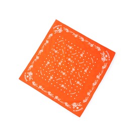 IL BISONTE Bandana Handkerchief, Women's, Men's, Unisex, orange
