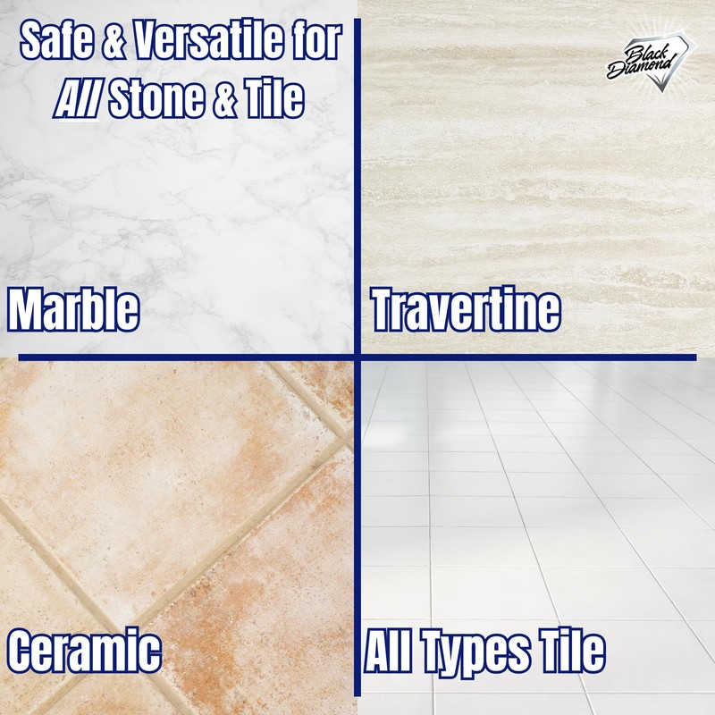 Black Diamond Stoneworks MARBLE & TILE FLOOR CLEANER. Great for