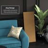 4 ft. Short Brown Temporary Cardboard Folding Screen - 6