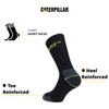 Caterpillar Men's Real Work Socks, 12 Pairs Black