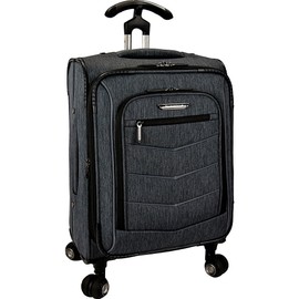 Traveler's Choice Silverwood Softside T-Cruiser Expandable Spinner Luggage, Gray, Carry-on 21-Inch