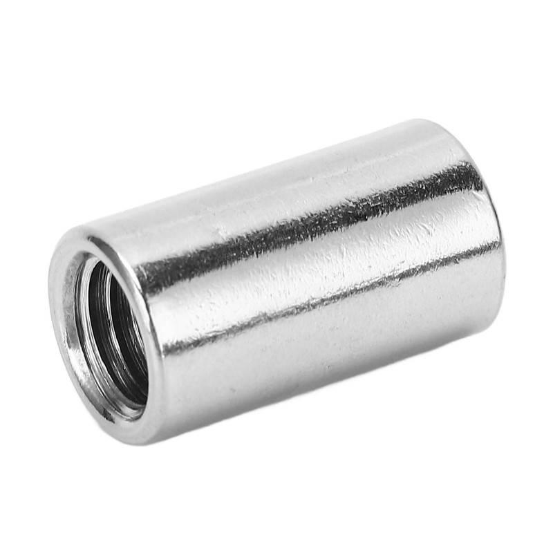 10Pcs Round Coupling Nut Stainless Steel Female Thread M10 Connector