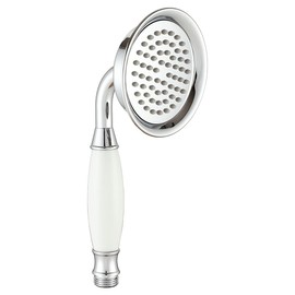 Ownace Big Size Victorian Shower Head Traditional Brass&Ceramics Telephone Hand Shower Head Chrome for Bathroom