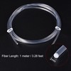 sourcing map PMMA Side Glow Fibre Optic Cable 2 mm