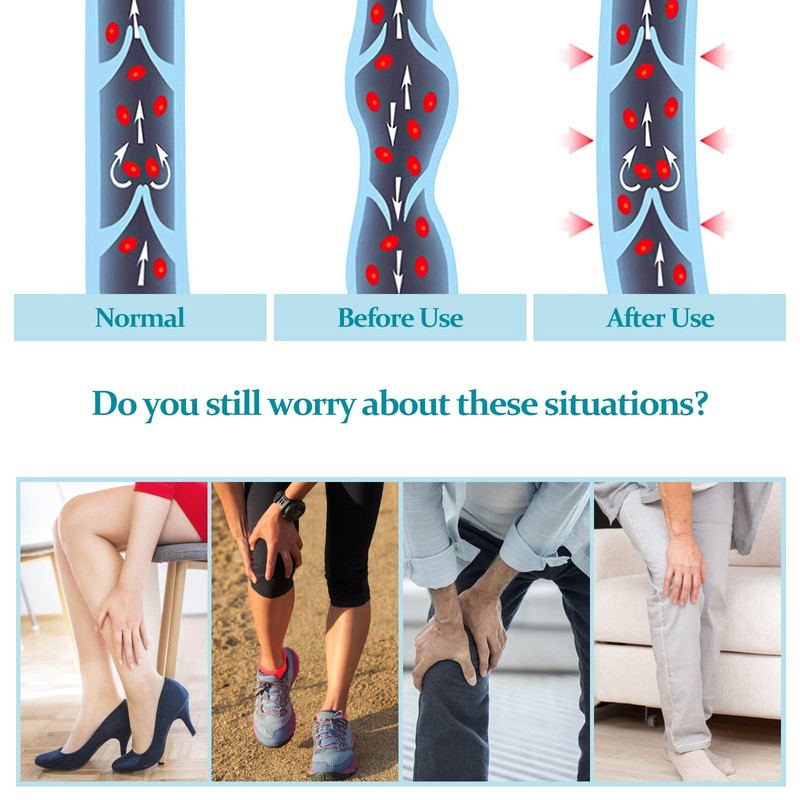 Blahhey M Compression Pantyhose for Women & Men, Footless Compression